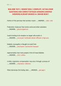 NSG-3280 TEST 1 NEWEST 2026 &vert; COMPLETE  ACTUAL EXAM &NewLine;QUESTIONS AND CORRECT DETAILED ANSWERS &lpar;VERIFIED &NewLine;ANSWERS&rpar; ALREADY GRADED A&plus;&vert; BRAND NEW&excl;&excl; 