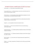 UNT MGMT 3720 EXAM 3 &vert; UPDATED Questions with 100&percnt; Correct Answers&NewLine;