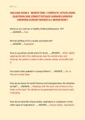 NSG-3160 EXAM 3   NEWEST 2026 &vert; COMPLETE  ACTUAL EXAM &NewLine;QUESTIONS AND CORRECT DETAILED ANSWERS &lpar;VERIFIED &NewLine;ANSWERS&rpar; ALREADY GRADED A&plus;&vert; BRAND NEW&excl;&excl;