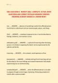 NSG-3130 EXAM 3   NEWEST 2026 &vert; COMPLETE  ACTUAL EXAM &NewLine;QUESTIONS AND CORRECT DETAILED ANSWERS &lpar;VERIFIED &NewLine;ANSWERS&rpar; ALREADY GRADED A&plus;&vert; BRAND NEW&excl;&excl;