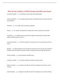 MGSC 291 Exam 1 &lpar;Walters&rpar; &vert; UPDATED Questions with 100&percnt; Correct Answers&NewLine;
