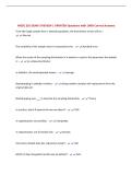 MGSC 291 EXAM 3 REVIEW &vert; UPDATED Questions with 100&percnt; Correct Answers&NewLine;