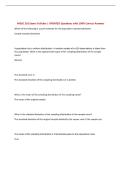 MGSC 291 Exam 3 Iclicker &vert; UPDATED Questions with 100&percnt; Correct Answers&NewLine;