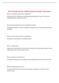 MGT 101 Stanger Exam &num;3 &vert; UPDATED Questions with 100&percnt; Correct Answers&NewLine;