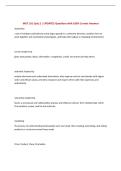 MGT 101 Quiz 2 &vert; UPDATED Questions with 100&percnt; Correct Answers&NewLine;