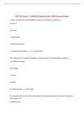 MGT 101 Exam 1 &vert; UPDATED Questions with 100&percnt; Correct Answers&NewLine;