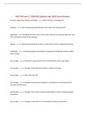 MGT 300 Exam 1 &vert; UPDATED Questions with 100&percnt; Correct Answers&NewLine;