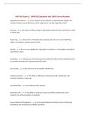 MGT 605 Exam 1 &vert; UPDATED Questions with 100&percnt; Correct Answers&NewLine;