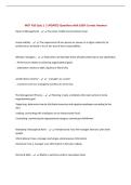 MGT 420 Quiz 1 &vert; UPDATED Questions with 100&percnt; Correct Answers&NewLine;
