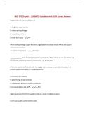 MGT 375 Chapter 2 &vert; UPDATED Questions with 100&percnt; Correct Answers&NewLine;