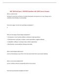 MGT 304 Final Exam &vert; UPDATED Questions with 100&percnt; Correct Answers&NewLine;
