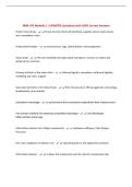 MBA 703 Module 1 &vert; UPDATED Questions with 100&percnt; Correct Answers&NewLine;