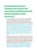 Ase A4 Suspension & Steering &NewLine;Certification Exam Questions And &NewLine;Correct Answers &lpar;Verified Answers&rpar; Plus &NewLine;Rationales 2026 Q&A &vert; Instant &NewLine;Download Pdf 