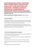 NAMS MENOPAUSE SOCIETY CERTIFIED PRACTITIONER &lpar;MSCP&rpar; CERTIFICATION EXAM STUDY GUIDE 2026 &vert; PRACTICE QUESTIONS&comma; ANSWERS & DETAILED RATIONALES &vert; COMPREHENSIVE MENOPAUSE CERTIFICATION EXAM PREP