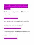CA DPR Laws and Regulations Study Guide questions and correct answers 2026-2027&NewLine;