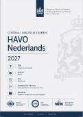 Oefentoets Landelijk Centraal Eindexamen HAVO Nederland 2027 - met veel extras&colon; examentips&comma; veelvoorkomende fouten&comma; complete planning en meer
