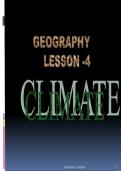 Geography- Climate
