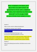 WGU VERSION CONTROL D197 PRACTICE EXAMINATION 100 QUESTIONS WITH 100&percnt; CORRECT ANSWERS AND VERIFIED RATIONALES 2026-2027 ACTUAL Q&A 100&percnt; GUARANTEED PASS GOOD LUCK&excl;&excl;&excl;