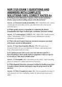 NUR 3125 EXAM 1 QUESTIONS AND ANSWERS WITH COMPLETE SOLUTIONS 100&percnt; CORECT RATED A&plus;