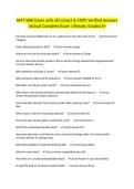AMT SWE Exam with all Correct & 100&percnt; Verified Answers &vert;Actual Complete Exam &vert;Already Graded A&plus;