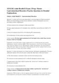 NUR 202 Adult Health II Exam 2 Prep&colon; Master &NewLine;Gastrointestinal Disorders Practice Questions & Detailed Explanations &NewLine;