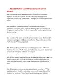 PSC 313 Midterm Exam &num;1 Questions with correct&NewLine;answers