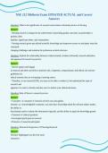 NSE 212 Midterm Exam UPDATED ACTUAL and Correct&NewLine;Answers