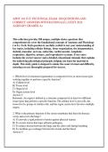 APHY 101 IVY TECH FINAL EXAM  200 QUESTIONS AND &NewLine;CORRECT ANSWERS WITH RATIONALE LATEST 2026 &NewLine;ALREADY GRADED A&plus; 