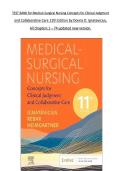 TEST BANK for Medical-Surgical Nursing Concepts for Clinical Judgment &NewLine;and Collaborative Care 11th Edition by Donna D&period; Ignatavicius&comma; &NewLine;All chapters 1 &ndash; 74 updated new version&period;