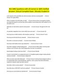 HS1 SWE Questions with all Correct & 100&percnt; Verified Answers &vert;Actual Complete Exam &vert;Already Graded A&plus;