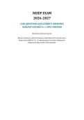 NEIEP Exam Review &lpar;2026&sol;2027&rpar; &ndash; Mechanics & Elevator Systems &vert; Elevator Industry Competency Assessment &vert; 100 Questions and Correct Answers