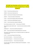 HS2 SWE Exam Questions with all Correct & 100&percnt; Verified Answers &vert;Actual Complete Exam &vert;Already Graded A&plus;