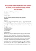 NU 664C Family Psychiatric Mental Health I Exam 1 Questions and Answers &vert; Verified Solutions with Detailed Rationales &lpar;2026&sol;2027 Edition&rpar;