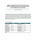 NR667 CEA Week 8 Exit Exam &ndash; FNP Capstone Practicum and Intensive &ndash; Chamberlain University &ndash; 2026&sol;2027 Academic Year &ndash; Verified Questions and Answers