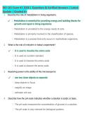 BIO 101 Exam &num;1 2026 &vert; Questions & Verified Answers &vert; Latest &NewLine;Update &vert; Graded A&plus;