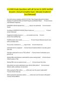 E-6 SWE Study Questions with all Correct & 100&percnt; Verified Answers &vert;Actual Complete Exam &vert;Already Graded A&plus; &lpar;Just Released&rpar;
