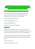 NUR 242 Medical-Surgical Nursing Exam 1 Actual Exam 2026&sol;2027 &ndash; Comprehensive Test with Detailed Rationales &vert; 100&percnt; Verified &vert; Pass Guaranteed &ndash; A&plus; Graded