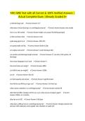 MK1 SWE Test with all Correct & 100&percnt; Verified Answers &vert;Actual Complete Exam &vert;Already Graded A&plus;