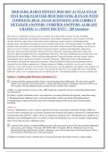 MED SURG II HESI NEWEST 2026&sol; 2027 ACTUAL EXAM&NewLine;TEST BANK&vert; ELSEVIER HESI MED SURG II EXAM WITH&NewLine;COMPLETE REAL EXAM QUESTIONS AND CORRECT&NewLine;DETAILED ANSWERS &lpar;VERIFIED ANSWERS&rpar; ALREADY&NewLine;GRADED A&plus; &lpar;MOST RECENT&excl;&excl; - 200 Questions