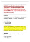 EKG Technician Certification Exam Study &NewLine;Guide 2026&colon; Comprehensive Preparation &NewLine;with Practice Questions&comma; Verified Answers&comma; &NewLine;Detailed Rationales&comma; and In-Depth Review for &NewLine;Certification Success 