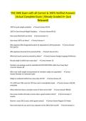 SWE 3643 - Software Testing - Midterm Study with all Correct & 100&percnt; Verified Answers &vert;Latest Version &vert;Already Graded A&plus;