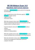 NR 599 Midterm Exam 2025 Questions And Correct Answers&period;