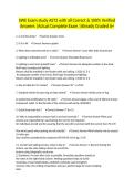 SWE Exam study AST2 with all Correct & 100&percnt; Verified Answers &vert;Actual Complete Exam &vert;Already Graded A&plus;
