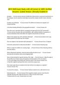 BM1 SWE Exam Study with all Correct & 100&percnt; Verified Answers &vert;Latest Version &vert;Already Graded A&plus;