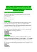  CCHT Certified Clinical Hemodialysis Technician Exam Actual Exam 2026&sol;2027 &ndash; Comprehensive Certification Assessment with Detailed Rationales &vert; 100&percnt; Verified &vert; Pass Guaranteed &ndash; A&plus; Graded