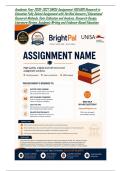 Academic Year 2026&ndash;2027 UNISA Assignment&colon; RSE4801 Research in Education Fully Solved Assignment with Verified Answers &vert; Educational Research Methods&comma; Data Collection and Analysis&comma; Research Design&comma; Literature Review&comma; Academic Writing and Evidence-Based Edu