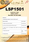 LSP1501 Assignment 3 &lpar;COMPLETE ANSWERS&rpar; 2026 - DUE 30 June 2026