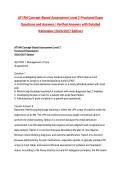 ATI RN Concept-Based Assessment Level 2 Proctored Exam Questions and Answers &vert; Verified Answers with Detailed Rationales &lpar;2026&sol;2027 Edition&rpar;
