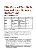 2026&sol;2027 S-Tier NYS Land Surveying Boundary Law Test Bank & Mentor Guide &vert; RPAPL&comma; ALTA &comma; Ed Law &lpar;33&plus; Elite Q&A&rpar;