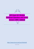 USPS Exam 421 Window ClerkExam&vert;Questions and Correct Answers 100&percnt;&vert; Updated
